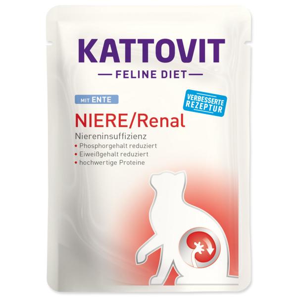Kapsička Kattovit Kidney/Renal kachna 85g