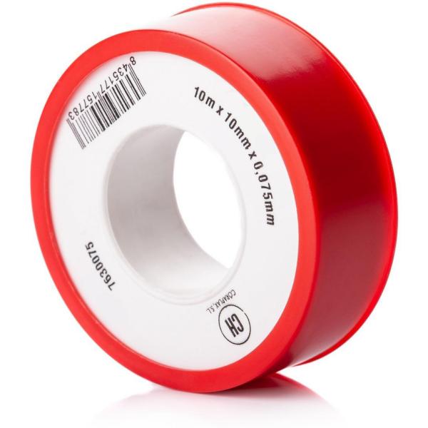 Nastro in teflon 10 x 10 x 0,075 mm