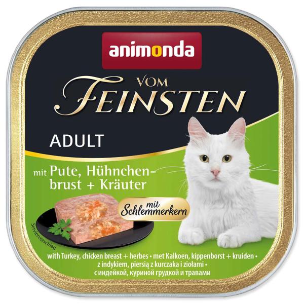 Paštika Animonda Vom Feinstein Adult krůta a kuře s bylinkami 100g