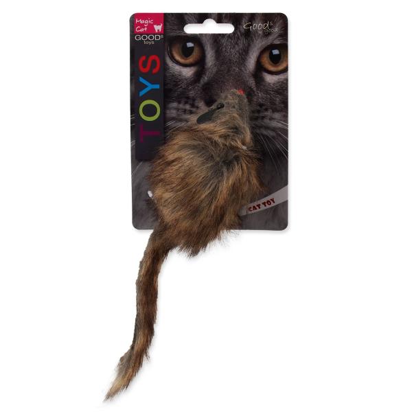 Hračka Magic Cat myš plyš Gigant s catnipem 21cm