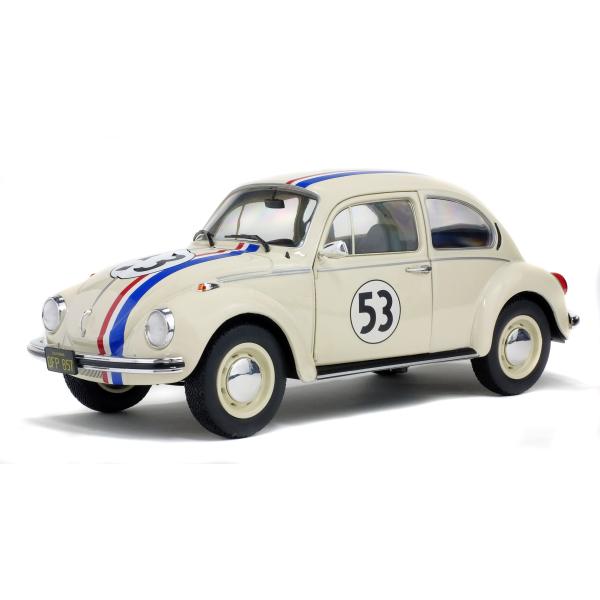 1:18 Volkswagen Beetle 1303 Racer "53" 1973 CREAM