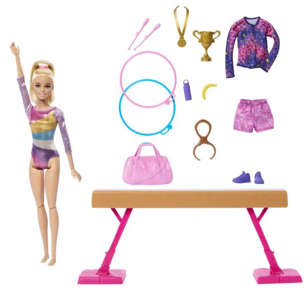 Mattel Barbie Gymnastka na kladině