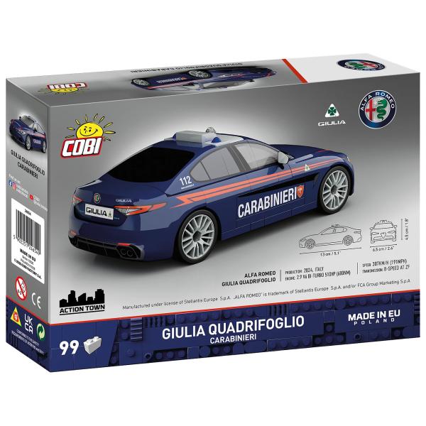 Cobi 24654 Alfa Romeo Giulia Quadrifoglio Carabinieri, 1:35, 99 k (obrázek 8)