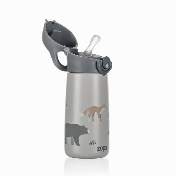 Termoska na pití se slámkou 400 ml, Mountains