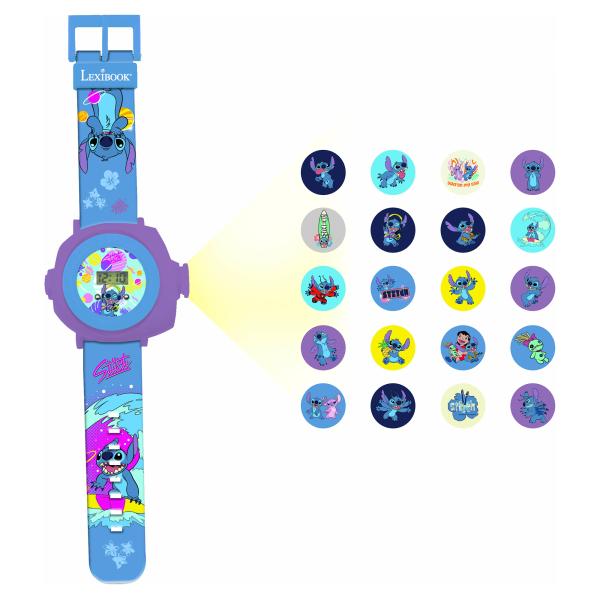 Lexibook Digitální projekční hodinky Disney Stitch