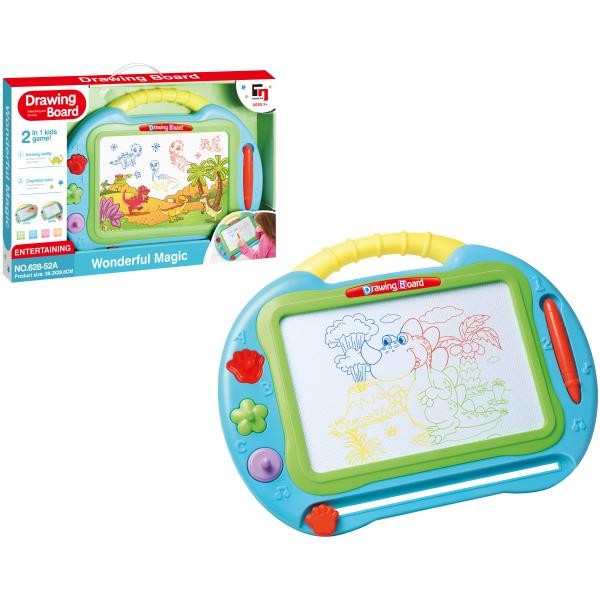 Kreslící tabulka kufřík 2v1 – oboustranná