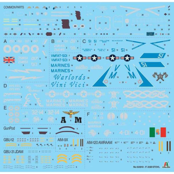 Model Kit letadlo 92810 - F-35B Lightning (1:48) (obrázek 3)