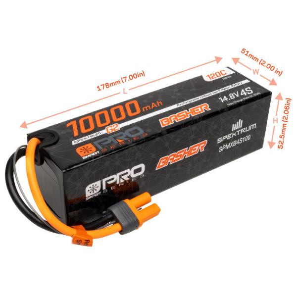 Spektrum Smart G2 Pro LiPo 14.8V 10000mAh 120C IC5 (obrázek 3)