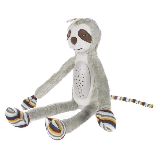 Plyšový dětský spáč s projektorem a melodiemi, Raccoon