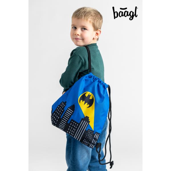 BAAGL Předškolní batoh Batman modrá