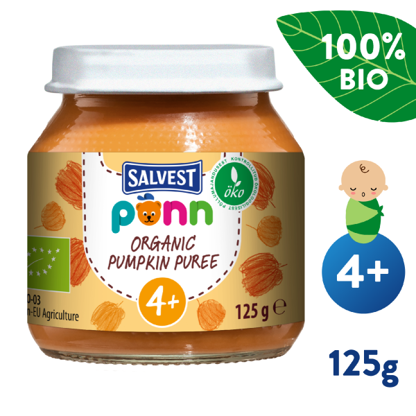 SALVEST Ponn BIO Dýňové pyré (125 g)