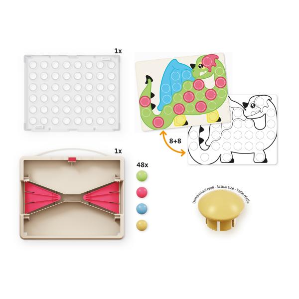 Quercetti PlayEco – Mozaika Fantacolor Junior