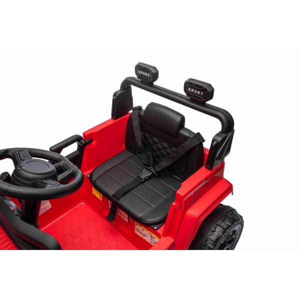 Elektrické autíčko OFFROAD NEW s pohonem zadních kol, červené, Lithiová baterie (obrázek 10)