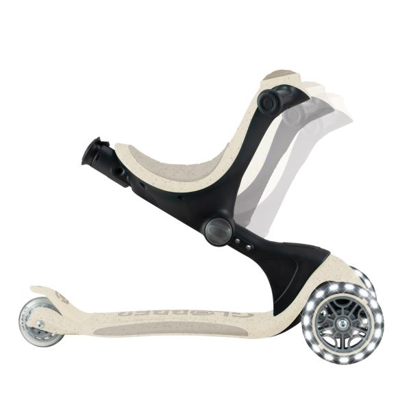 Globber koloběžka Go Up deluxe lights ecologic 360 ° coconut (obrázek 11)