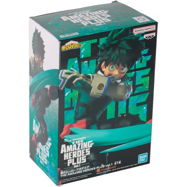 Bandai Banpresto My Hero Academia - The Amazing Heroes-Plus-Vol.1 Izuku Midoriya Figurka (obrázek 3)