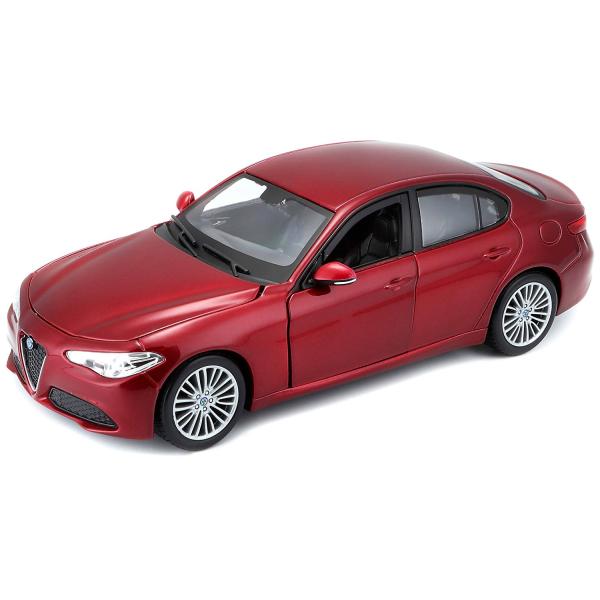 Bburago 1:24 Plus Alfa Romeo Giulia (2016) Metallic Red