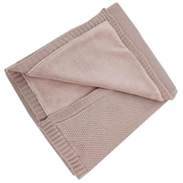 EKO Deka pletená s podšívkou Rose Pink 100x80 cm (obrázek 4)