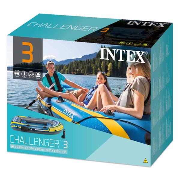 Nafukovací člun INTEX 68370 Challenger 3 set