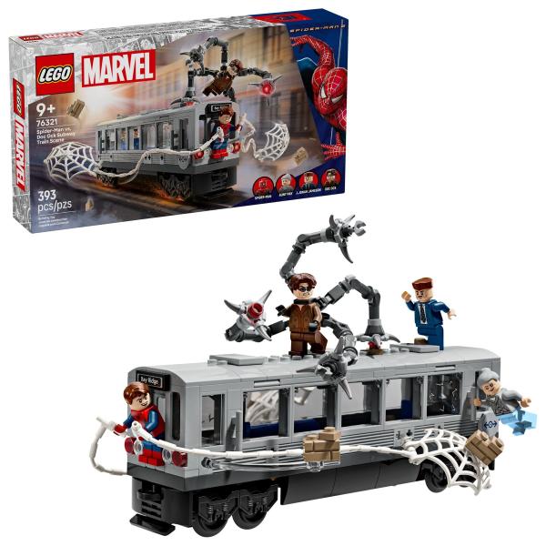 LEGO® Super Heroes 76321 Spider-Man vs. Doc Ock: Scéna v metre
