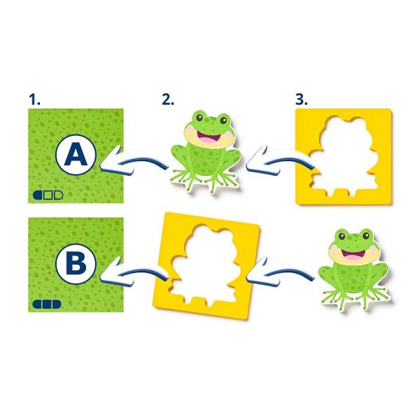 Puzzle se zvířátky, tvary-barva (obrázek 3)
