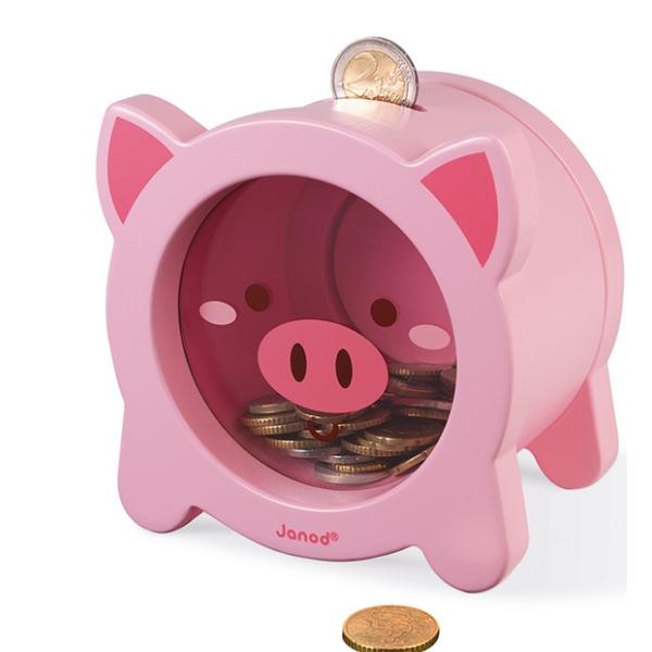 Janod Dřevěná pokladnička Prasátko (obrázek 7)
