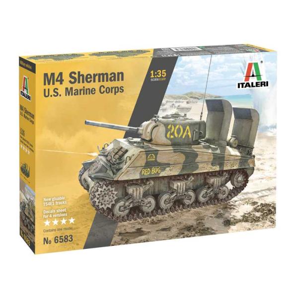 Model Kit military 6583 - M4 SHERMAN US MARINE CORPS (1:35)