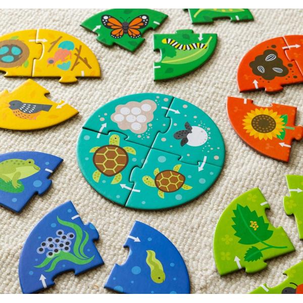 Petit Collage Puzzle pro objevitele Koloběh života (obrázek 4)