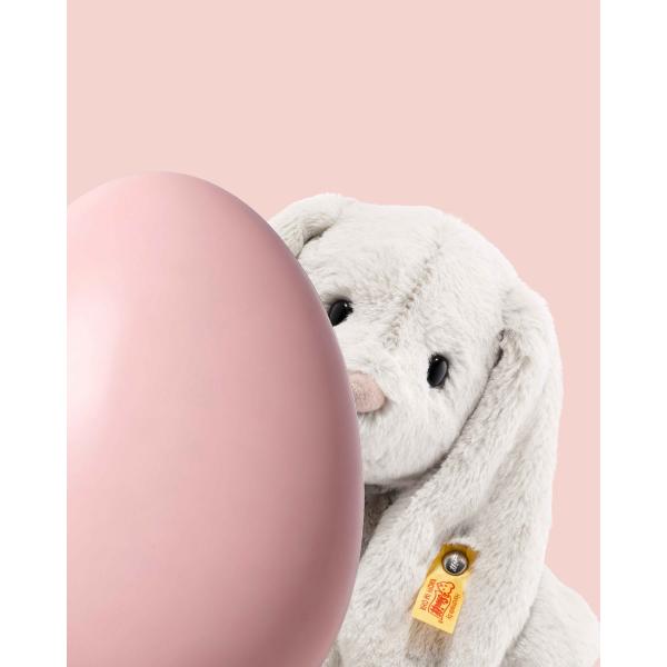 STEIFF Friends Hoppie králík, světle šedý 28cm plyšová hračka (obrázek 5)