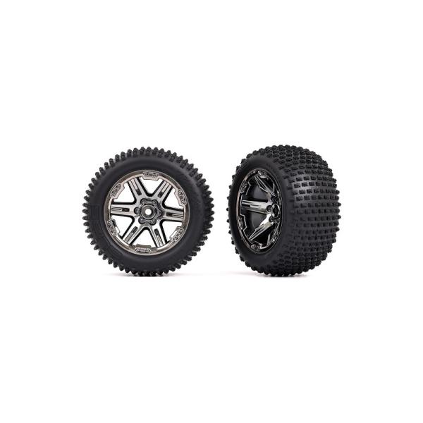 Traxxas kolo 2.8", disk RXT černě chromovaný, pneu Alias (2) (2WD zadní)