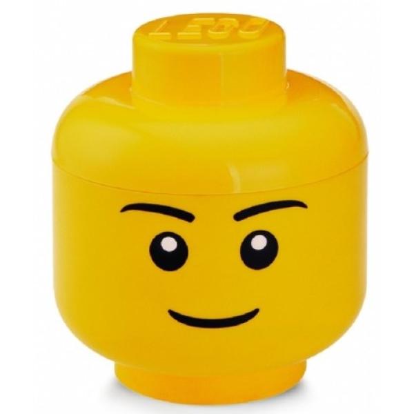 LEGO® úložný box hlava veľkosť S - chlapec