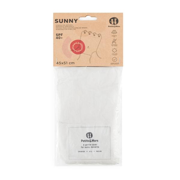 PETITE&MARS Clona sluneční do kočárku Sunny Mocha Mousse (obrázek 3)