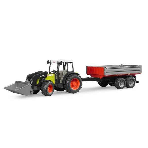 Vlačilec BRUDER 02112 CLAAS Nectis 267 F s stranskim tirom in čelnim nakladalnikom