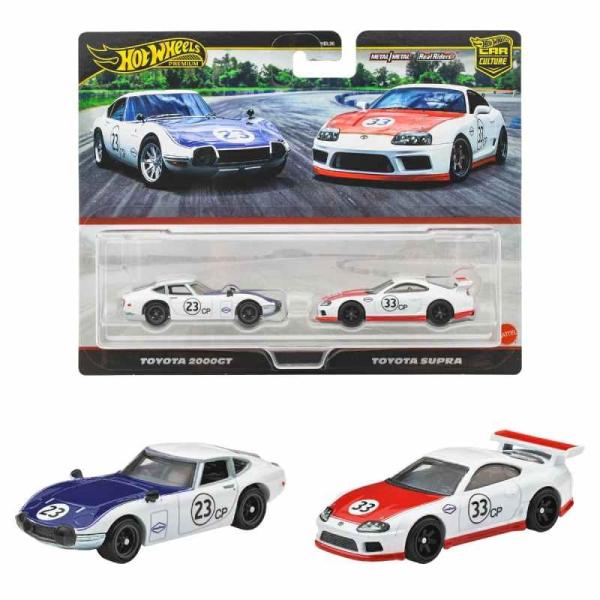 Mattel Hot Wheels® Premium Toyota 2000GT e Toyota Supra, JBL03