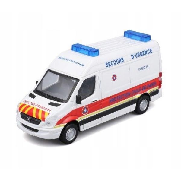 Bburago 1:50 EMERGENCY, Reševalno vozilo - Mercedes-Benz Sprinter