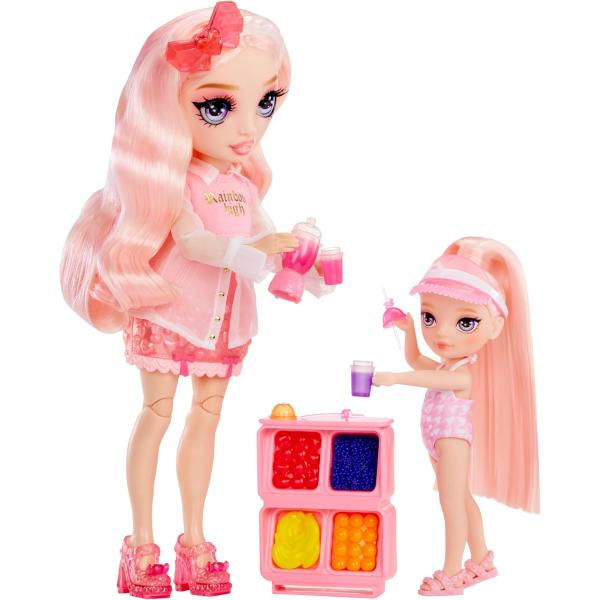 Rainbow High Sada s malou sestřičkou – bazén (obrázek 5)