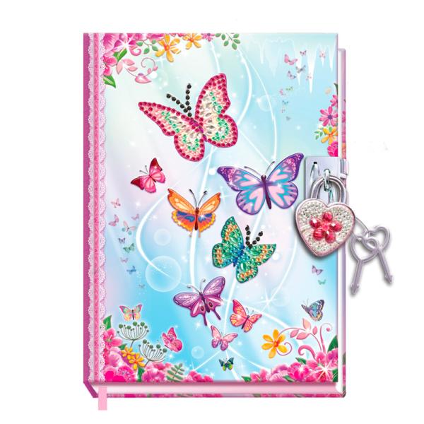 List na zámek - motýli.