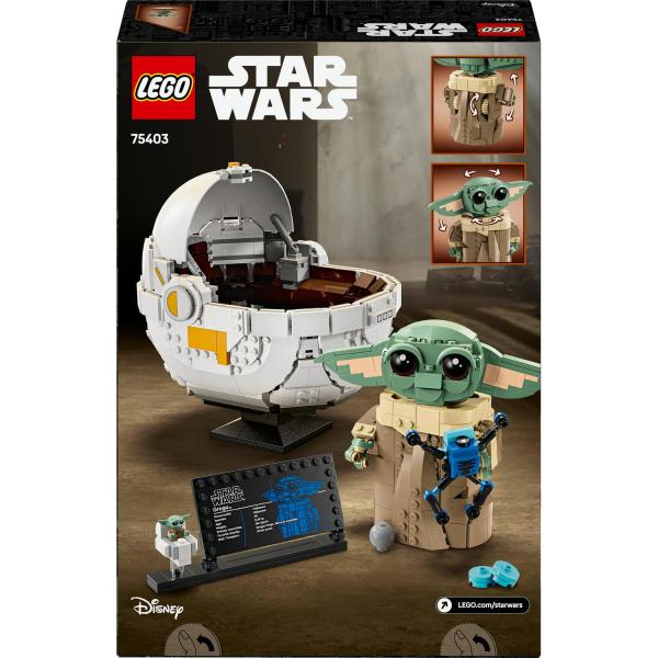 LEGO® Star Wars™ 75403 Grogu™ vznášející se kočárek (obrázek 10)