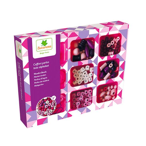 Sycomore Sada drevených korálikov - abeceda
