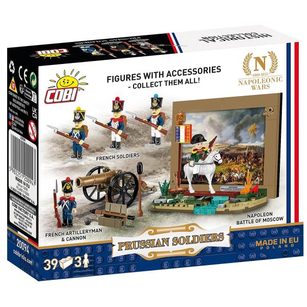 Cobi 20094 Napoleon Prusští vojáci 3 figurky s doplňky, 39k (obrázek 6)
