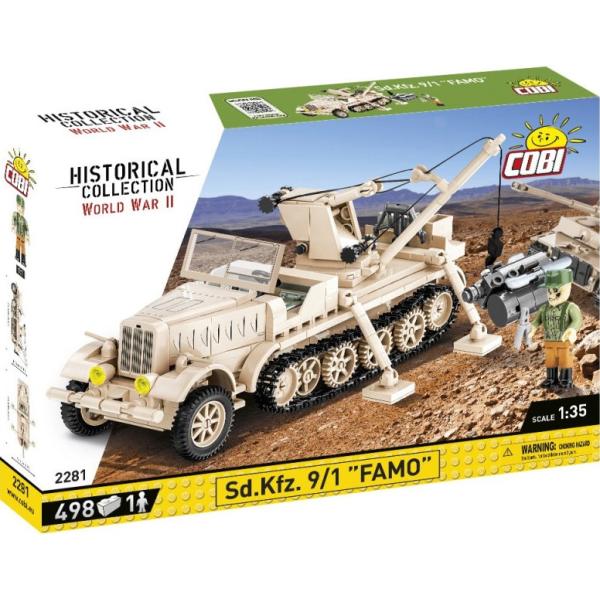 Cobi II WW Sd. Kfz. 9/1 FAMO, 1:35, 498 k, 1 f