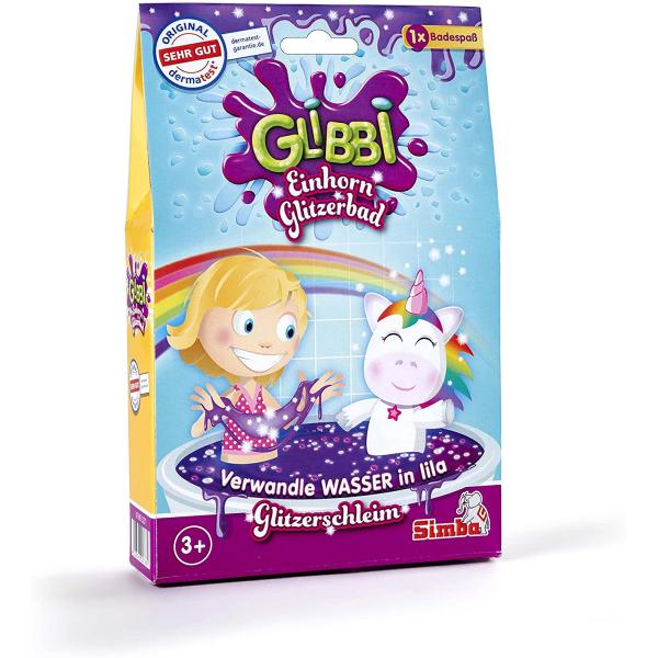 Glibbi Glitter Slime sliz třpytivý fialový, DP10