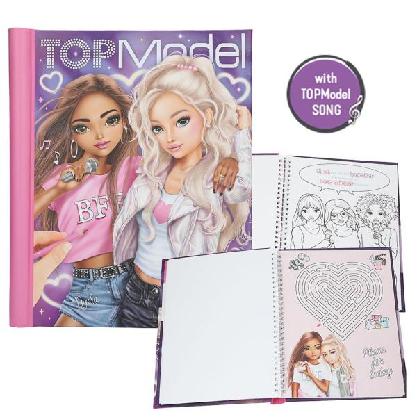 Top model Kreativní omalovánka s LED světly a hudbou My BFF