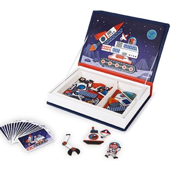 Janod Magnetibook Vesmír Magnetická kniha pro děti