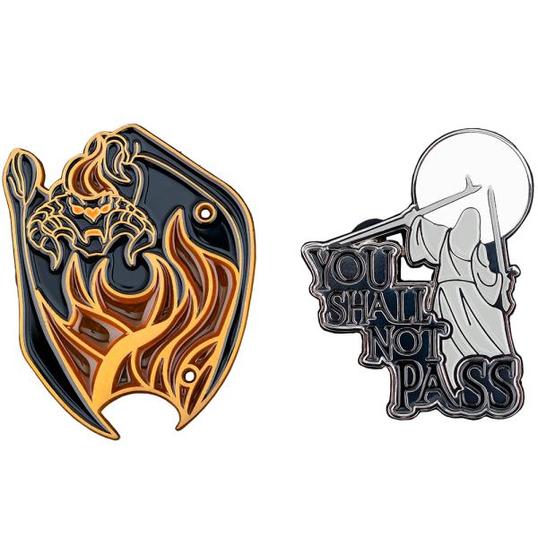Weta Workshop The Lord Of The Rings - Pin Set - Neprojdeš 2Pk (obrázek 3)