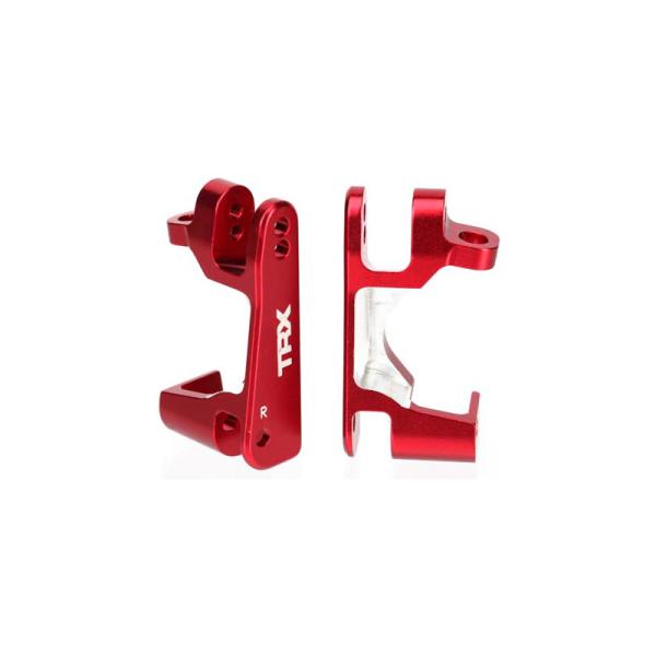 Traxxas záves tehlice hliníkový červený (pár)