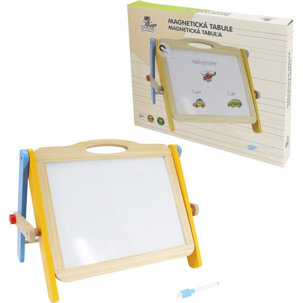 BABU – Oboustranná magnetická tabule s příslušenstvím