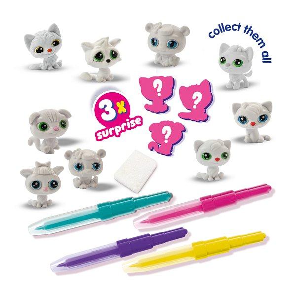 Foukací fixy – 3 koťátka