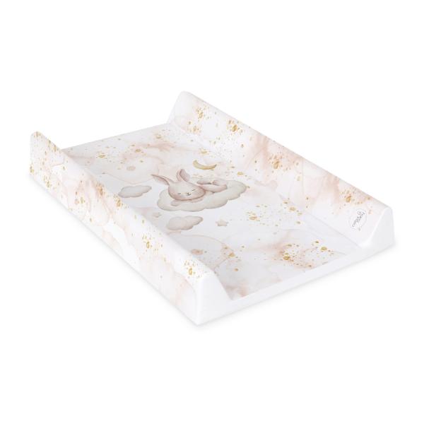 CEBA Podložka přebalovací 2-hranná s pevnou deskou (50x70) Ultra Light Sleepy Bunny (obrázek 4)