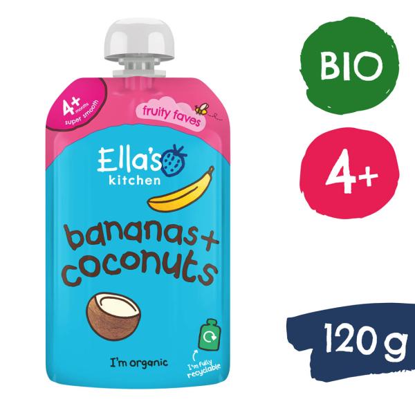 Ella's Kitchen BIO Banán a kokos (120 g)