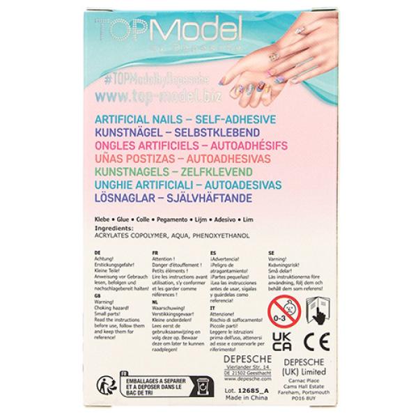 Top Model Sada umělých nehtů, Tyrkysová, Lizzy, 24 ks